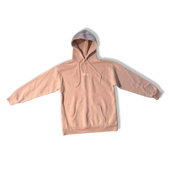Forever 21 Light Pink ‘Honey’ Embroided Hoodie | women’s Hoodie | size Medium - Picture 2 of 7